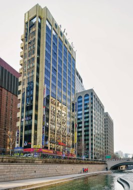 Mojeon Cheonggyecheon genel rekreasyon geçit Seul geçiş Köprüsü