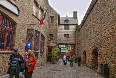 Mont Saint Michel Manche Fransa Normandy