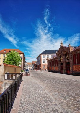 Eski şehir Alsace Fransa Colmar