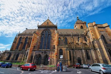 St Martin Kilisesi Alsace Fransa Colmar