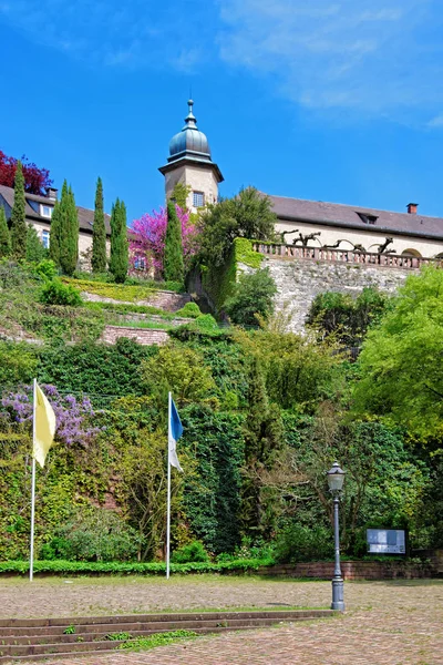 Novo Castelo e seu Terraço em Baden Baden Alemanha — Fotografia de Stock