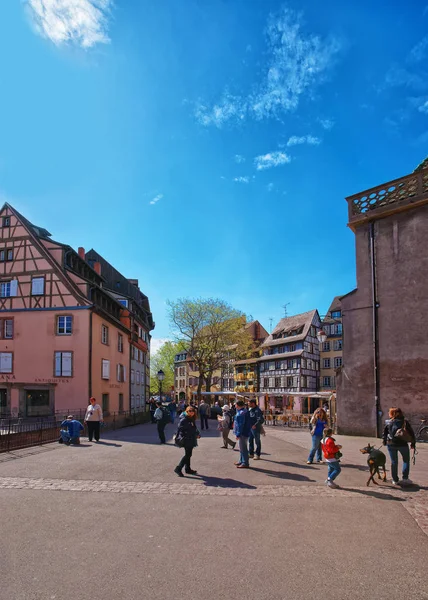 Centro histórico de Colmar en Alsacia Francia — Foto de Stock