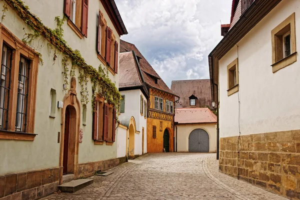 Old houses in Bamberg city center of Germany — Stock Photo, Image