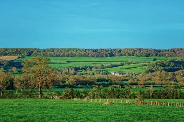 Panorama Vezelay v regionu Bourgogne Franche Comte ve Francii — Stock fotografie