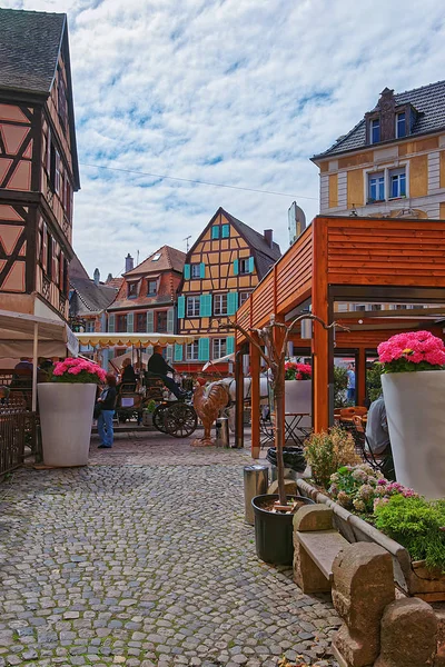 Rue de Turenne in Colmar in Alsácia in France — Fotografia de Stock