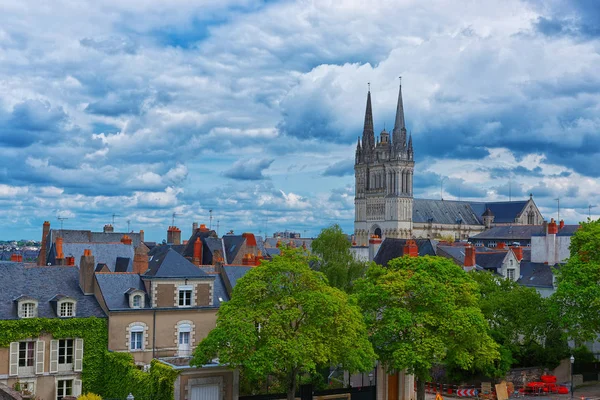 Katedrála svatého Mořice Angers v Loire Valley France — Stock fotografie