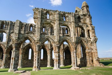 Whitby Abbey North Yorkshire İngiltere'de