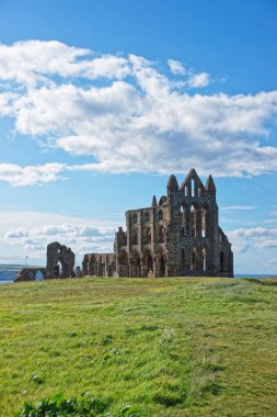 Whitby Abbey, İngiltere'de North Yorkshire
