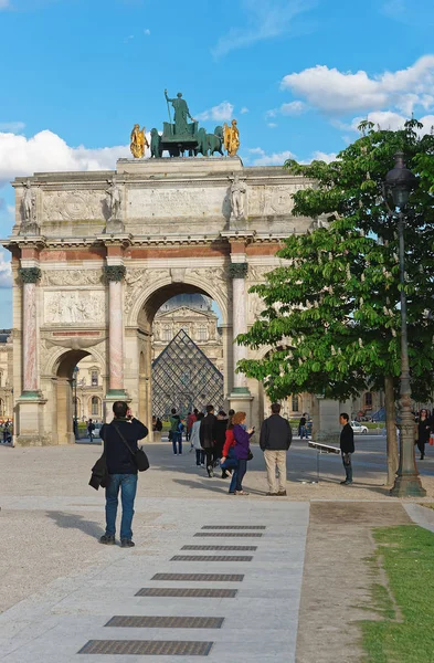 Arco triunfal Carrousel en París de Francia —  Fotos de Stock