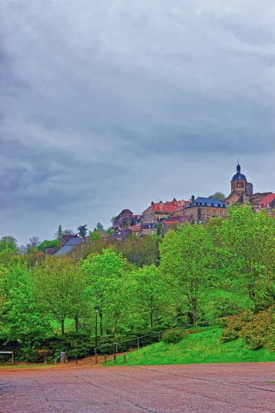 法国的 vezelay abe bourgogne franche comte 地区 — 图库照片