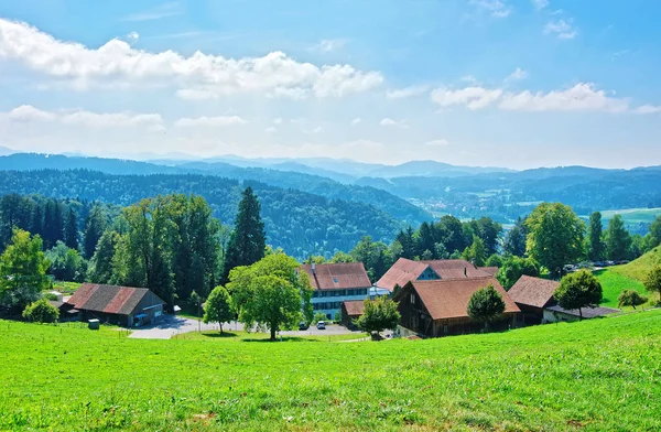 Village de Turbenthal à Winterthur dans le canton de Suisse — Photo