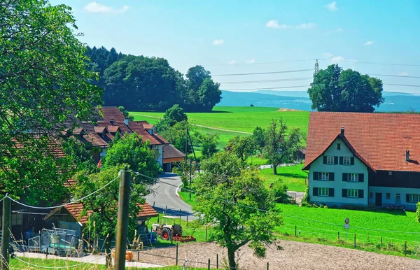 Villaggio in Turbenthal a Winterthur Zurigo Canton Svizzera — Foto Stock