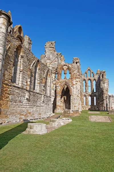 Whitby Abbey North Yorkshire Engeland — Stockfoto