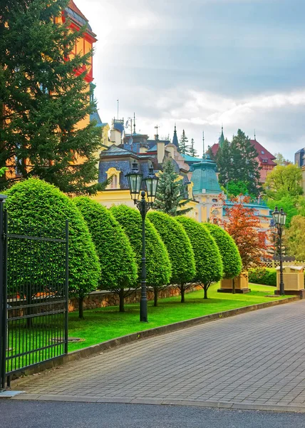 Dvorakovy Sady Karlovy Vary — ストック写真