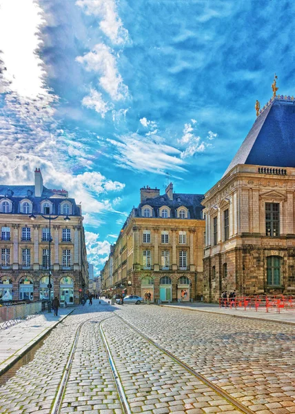 Town Hall Square en Rennes de Bretaña Francia —  Fotos de Stock