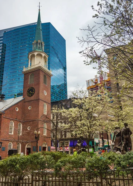 Old South Meeting House at downtown Boston — Stock Photo, Image