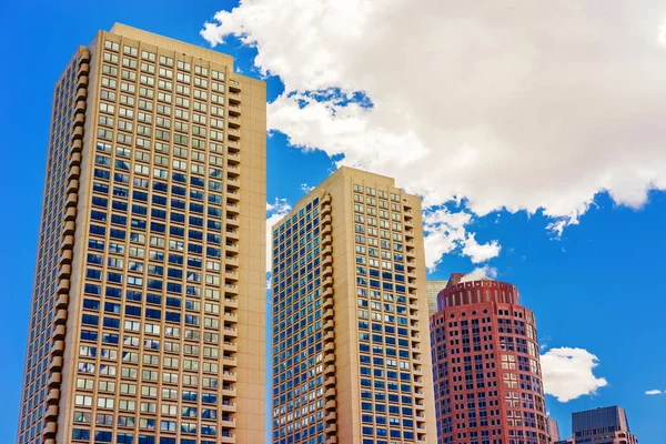 Skyscrapers in Financial district of downtown Boston — Stock Photo, Image