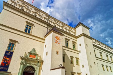 Katedral Meydanı eski şehir Vilnius Kraliyet Sarayı