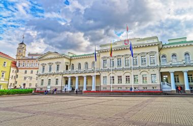 Vilnius eski kasabadaki Başkanlık Sarayı