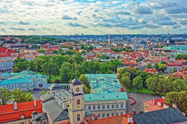 Gözlem Kulesi Vilnius Üniversitesi ve Cumhurbaşkanlığı Sarayı