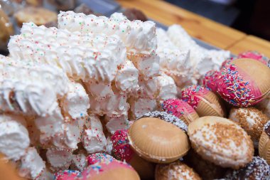 Waffle ve Vilnius Noel Pazar Advent bisküvi tatlı sırlı