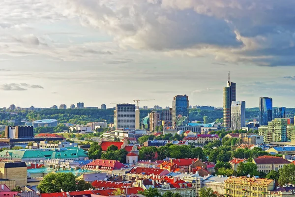 Finansiella distriktet i Vilnius — Stockfoto
