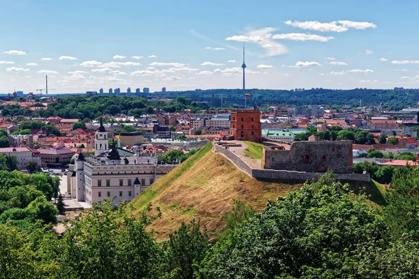 Castello inferiore e torre di Vilnius Lituania — Foto Stock