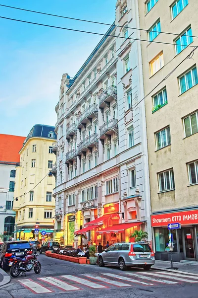 Улица Римергассе в Вене — стоковое фото