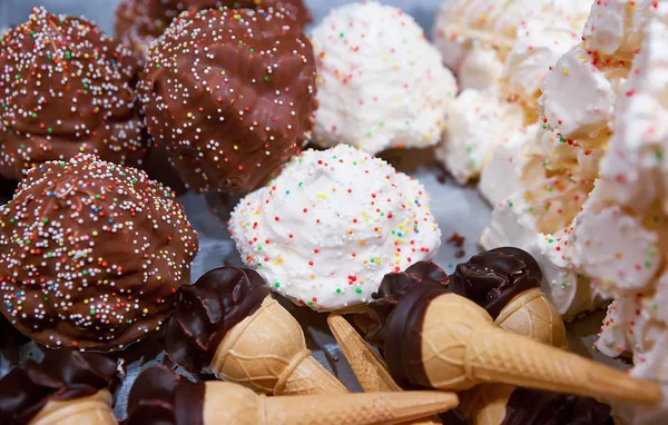 Mix Sweets in Vilnius Christmas Market during — Stock Photo, Image