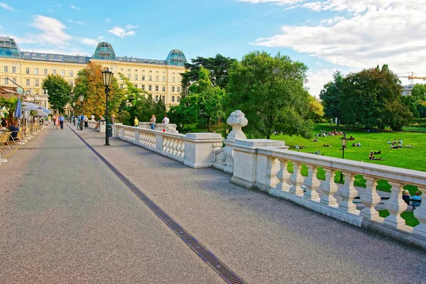 Burggarten in Vienna in Austria — стокове фото