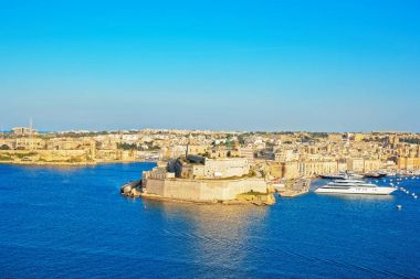 St Angelo Kalesi olan Birgu Grand Harbor Valletta Malta