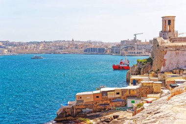 Kuşatma Bell anma töreninde Christopher bastion Valletta Malt gemi