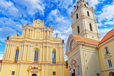 Kilise Saint John Grand avlusu Vilnius Üniversitesi