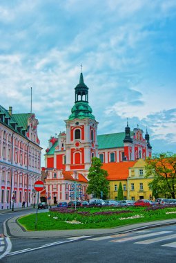 Poznan eski şehir St Stanislaus kilisede