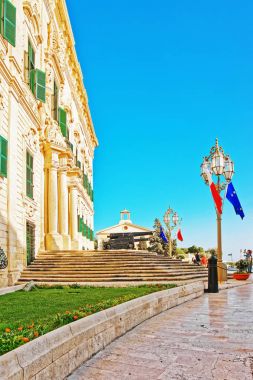 Auberge de Castille Valletta tüccar Caddesi üzerinde Binası