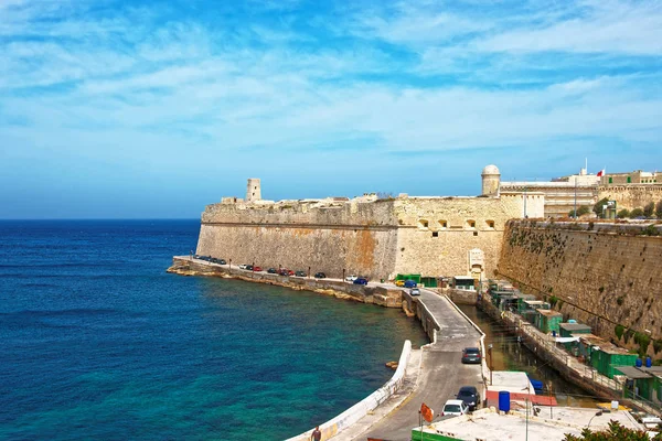 Порт Сент-Элмо-Гранд-Харбор на Валлетт-Мальте — стоковое фото