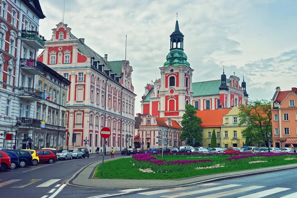 St Stanislaus Church v starém městě Poznaň — Stock fotografie