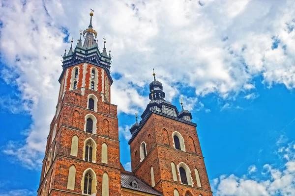 St Mary Basilica in Krakow Poland — Stock Photo, Image