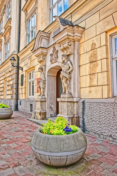 Institut Cervantes ve starém městě v Krakově — Stock fotografie