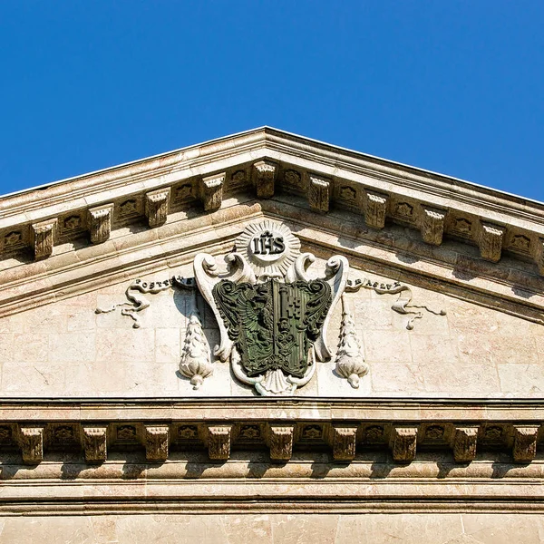 Фрагмент Женеві собор Сен-П'єр — стокове фото