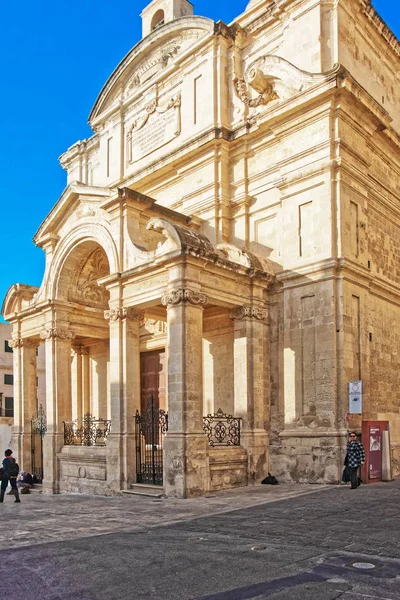 Iglesia de Santa Catalina de Italia en La Valeta — Foto de Stock