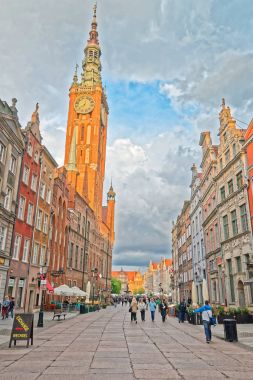 Eski Belediye Binası ve Dlugi Meydanı Gdansk