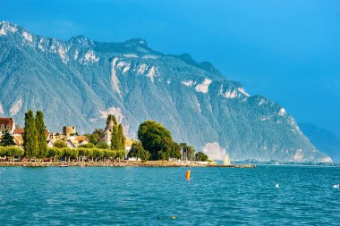 Alp Dağları ve Cenevre Gölü Riviera Vevey, sahne