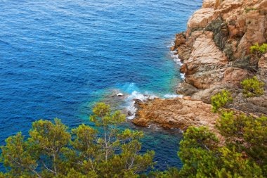 Tossa de Mar, Akdeniz sahilinde