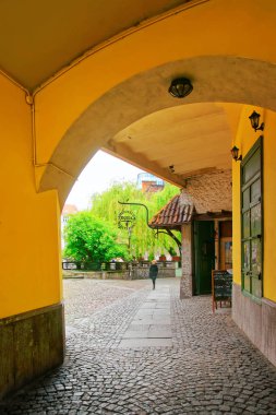 Wroclaw eski şehir sokak Galeri