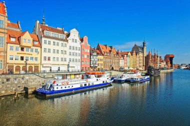 Gdansk Motlawa Waterside Nehri feribot botu
