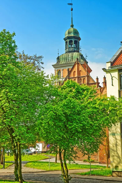 Fragment of Saint Catherine Church of Gdansk — Stock Photo, Image