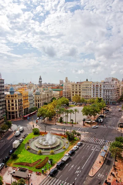 Városháza tér itt: Valencia — Stock Fotó