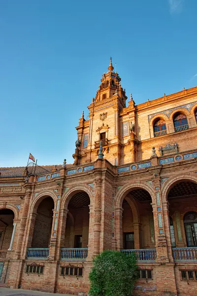 Pavilon na španělské náměstí v Seville — Stock fotografie