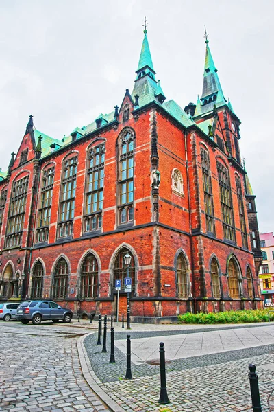 Universitetsbiblioteket i Wroclaw — Stockfoto